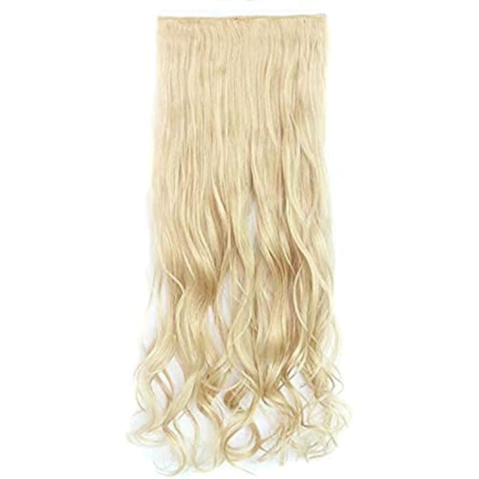 DILLARDS Fashion Fluffy Long Curly Hair Extension Medium Blonde 5018-6 - Image 2